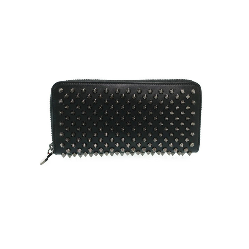 Christian Louboutin Panettone Studded Round Zipper Long Wallet